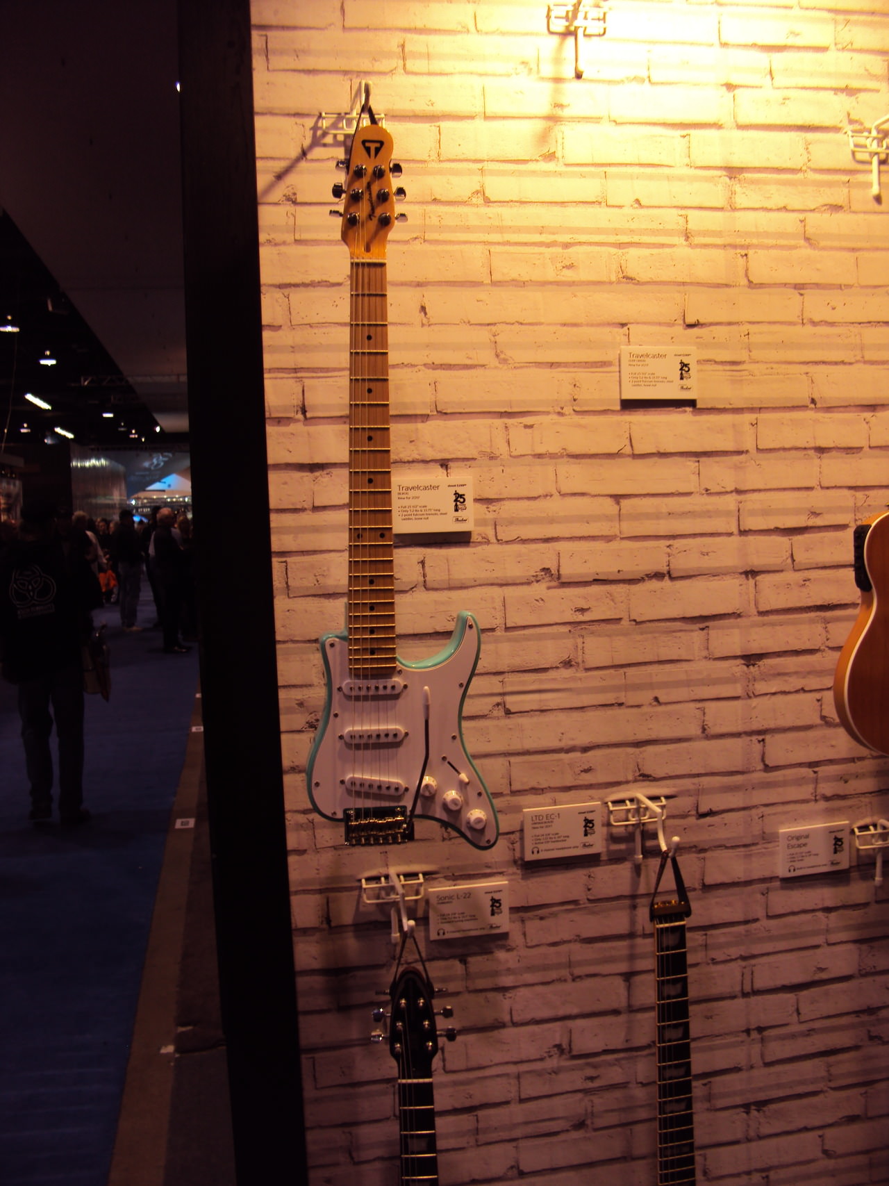 Traveler guitar at NAMM 2017